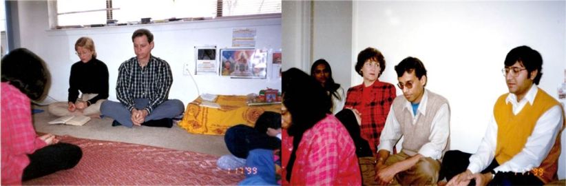 I was living in an apartment in a building located about 50 steps away from the Storm Eye Institute, Medical University of South Carolina, Charleston, South Carolina. More than 30 Indians used to live in this building. We used to organize two-hour Satsang every Sunday morning from 10 AM to 12 PM. I would cook Poori and Pakora during this Satsang. Mr. Richard Pal and his wife also used to come to participate in this Satsang, who was associated with Radha Swami. After the Satsang, we would eat vegetarian food.