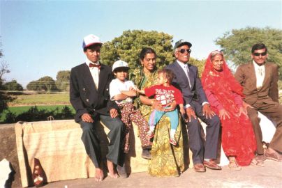 A photo of family members clicked by me in the year Y2K (2000) during my visit to India. From left to right: Dr Dinesh Kumar Pandey, Dr. Shivangi Dwivedi, Smt. Usha Pandey, Dr Umang Dwivedi, Shri Kameshwar Prasad Pandey, Smt Maya Pandey, and Dr Rajesh Pandey.