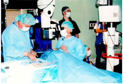 ‘Guarda la luce,’ I told my patient during my first international live surgery that I performed in Milan (Italy) on October 28, 2005. The live surgery event was organized at the Centro Ambrosiano di Microchirurgia Oculare (or CAMO, now known as the clinic Centro Ambrosiano Oftalmico)—one of the most famous eye institutes in Milan by Dr Lucio Buratto.